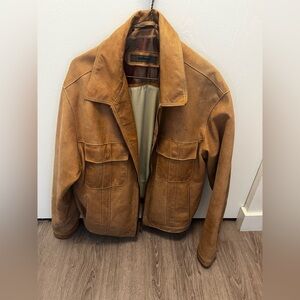 Strellson Men’s Learher Jacket. Fits Medium to large